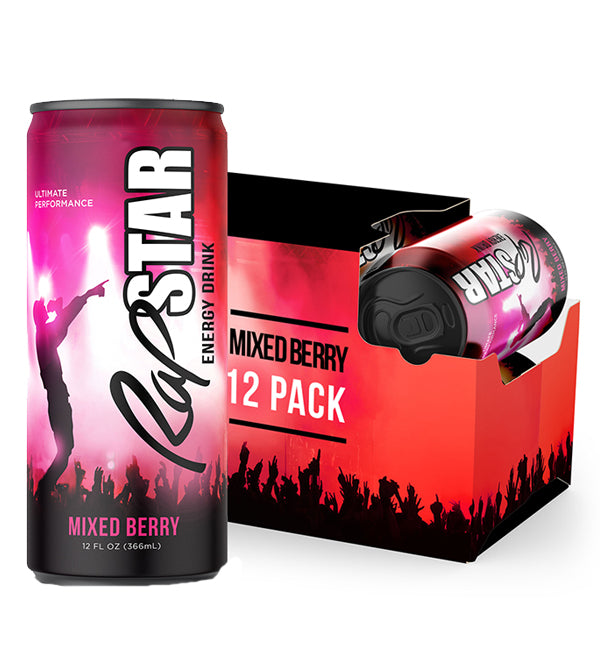 Mixed Berry RapStar Energy Drink (12oz)